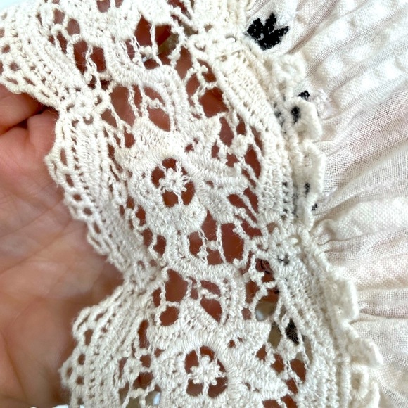 LoveShackFancy embroidered puff sleeve top - Picture 10 of 13